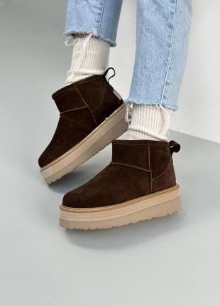 Якісні натуральні угги ugg з натуральним хутром цигейкою