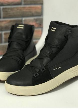 Ботинки зимние мужские бренд черные4 фото