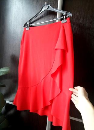 Новая, яркая, оранжевая, оригинальная юбка спідниця. roman2 фото