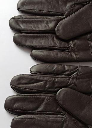 Оригинальные кожаные перчатки от бренда класса люкс barbour4 фото