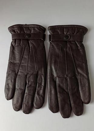 Оригинальные кожаные перчатки от бренда класса люкс barbour3 фото