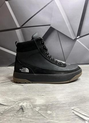 Ботинки зимние мужские бренд черные6 фото