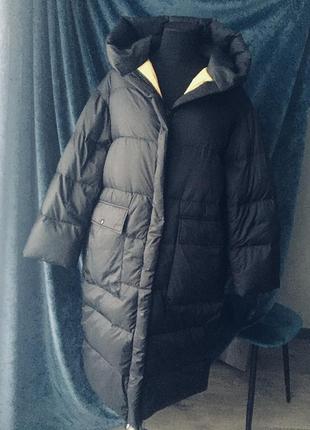 🔥 пуховик 🔥 пальто длинная куртка зима теплый натуральный пух9 фото
