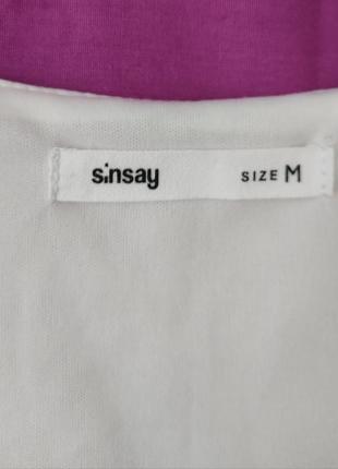 Блуза укороченная с оборкой sinsay  раз. 463 фото