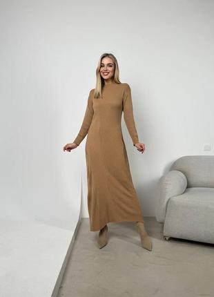 Стильное, длинное платье 💜7 фото