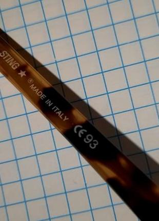 Итальянские оригинальные очки от солнца sting.