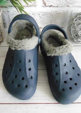 Крокси сабо на флісі crocs 12 c 13розмір3 фото