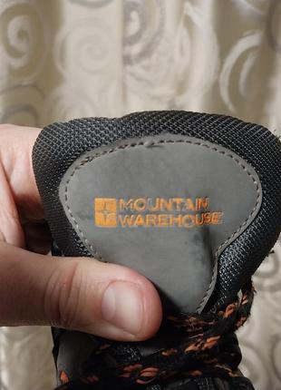 Качественные стильные кожаные брендовые кроссовки mountain warehouse5 фото