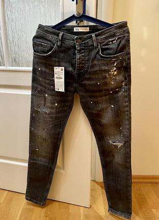 Джинсы мужские zara skinny3 фото