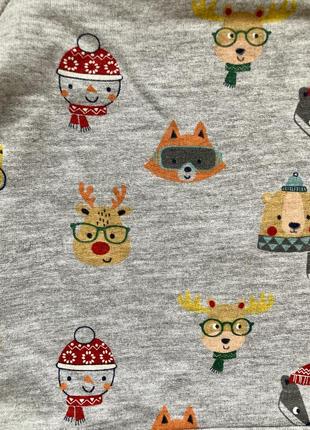 Новогодний детский свитер/свитшот от csa, 86 размер2 фото