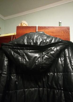 Зимняя мужская куртка черная monclear7 фото