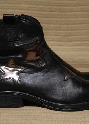 Витончені низькі шкіряні чоботи — ковбойки mimmu італія 40 р.