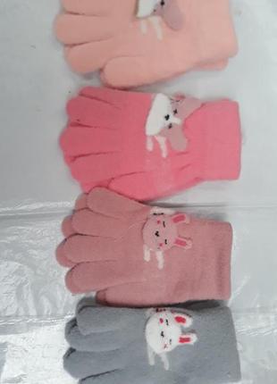Милые перчатки для девочек