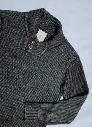Шикарный натуральный тёплый свитер,l-3xl, harris wilson.