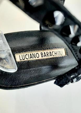 Luciano barachini ( италия) нарядные босоножки с камнями замш кожа6 фото