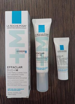 La roche-posay effaclar duo + m гель-крем потрійної дії для проблемної шкіри3 фото