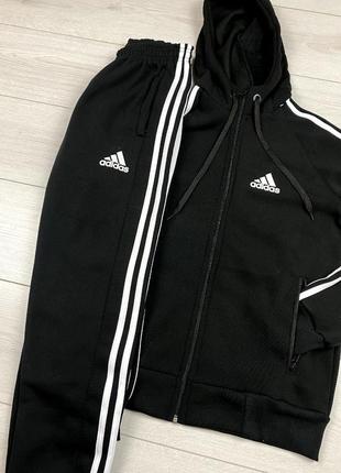 Костюм чоловічий adidas на флісі!6 фото