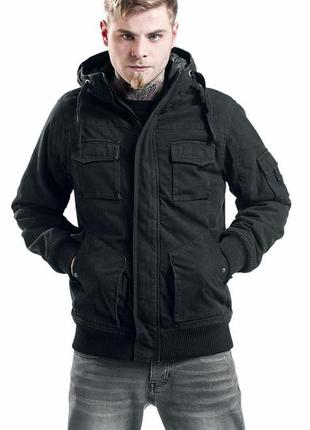 Куртка чоловіча демісезонна brandit bronx jacket чорний (xl)