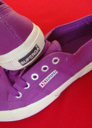 Кеди superga violet оригінал розмір 36-37