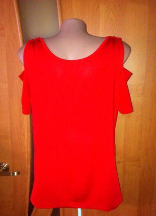 Нарядная красная блуза-майка5 фото
