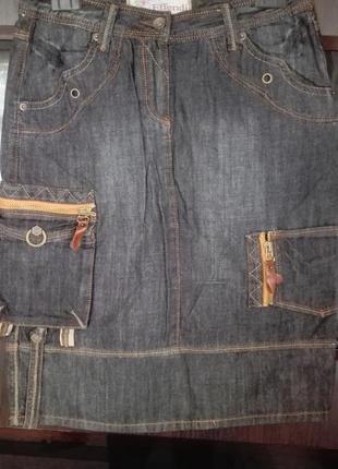 Юбка джинсовая женская миди2 фото