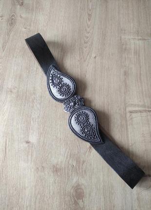 Шикарный женский кожаный ремень etro, made in italy.  размер 901 фото
