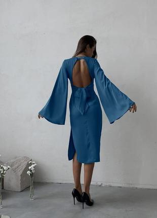 Женское платье короткое шелковое нарядное черное коричневое синие