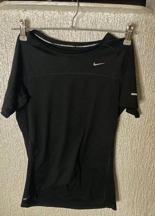 Nike running dri fit термо футболка