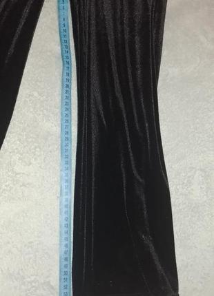 Классный велюровый комбез с широкими штанами5 фото