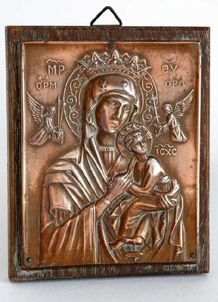 Ікона божої матері неустанної помочі (страсна), поч. хх ст., греція