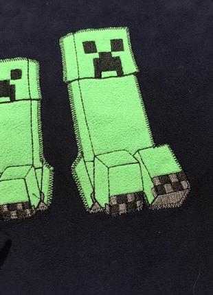 Флисовая пижамная кофта майнкрафт minecraft3 фото