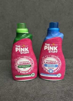 Універсальний суперконцентрат гель для прання pink stuff sensitive non bio laundry liquid 32 прань 960 мл