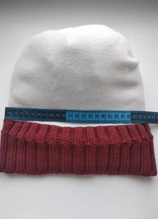 Теплая зимняя шапка на флисе на 3-4 года just for ewe9 фото