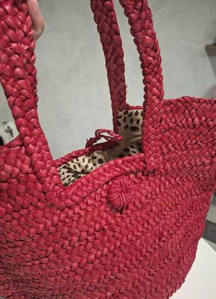 Эффектная плетеная сумка, цвет как на фото5 фото
