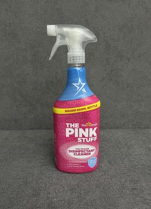 Спрей очищувач для дезінфекції the pink stuff disinfectant 750 мл1 фото