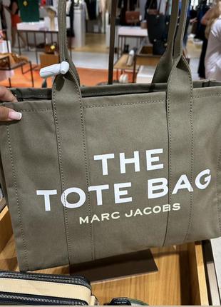 Сумка marc jacobs the mini tote bag slate green