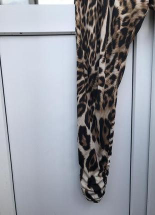 Штани / брюки / леопардові легінси на літо uk 124 фото