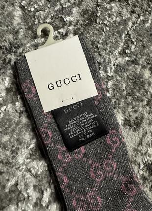 Высокие носочки gucci премиум1 фото