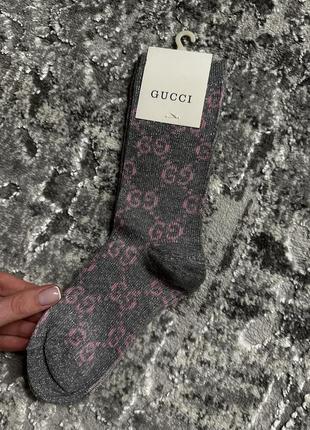 Высокие носочки gucci премиум3 фото