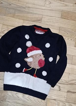 Новорічна кофта , светр , ріст 116