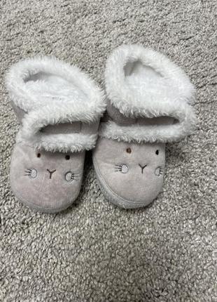 Теплые пинетки 0-12 мес