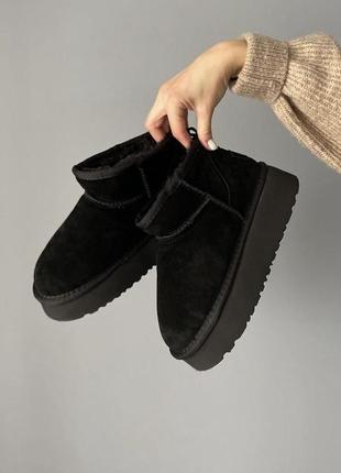 Ugg ultra mini черные