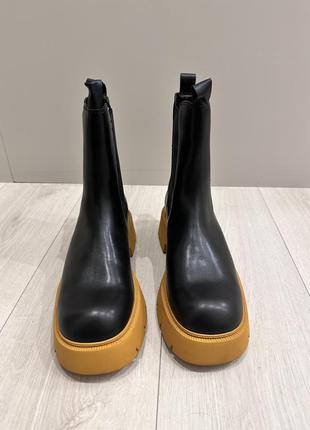 Кожаные ботинки mango8 фото