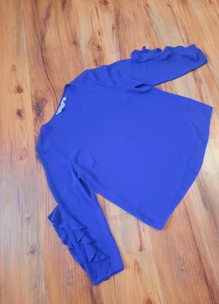 Блузка кофта рубашка цвета электрик1 фото