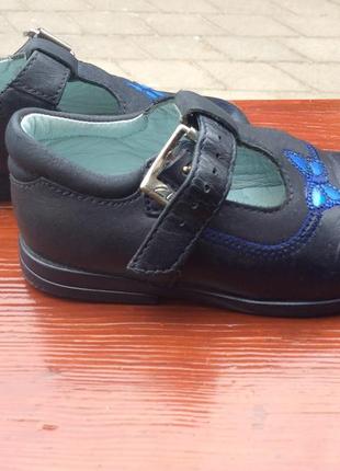 Кожаные туфли clarks 21р.