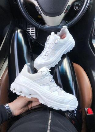 Кросівки burberry london arthur sneakers white в білому кольорі (36-40)😍5 фото