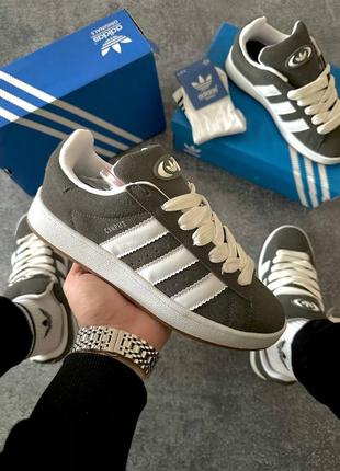 Кроссовки мужские adidas campus silver