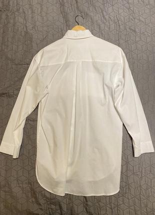 Рубашка белая женская коттон хлопок2 фото