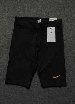 Черные, спортивные шорты, лосины nike womens printed shorts