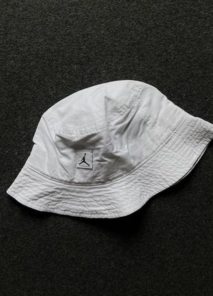 Белая панама jordan jumpman washed cap